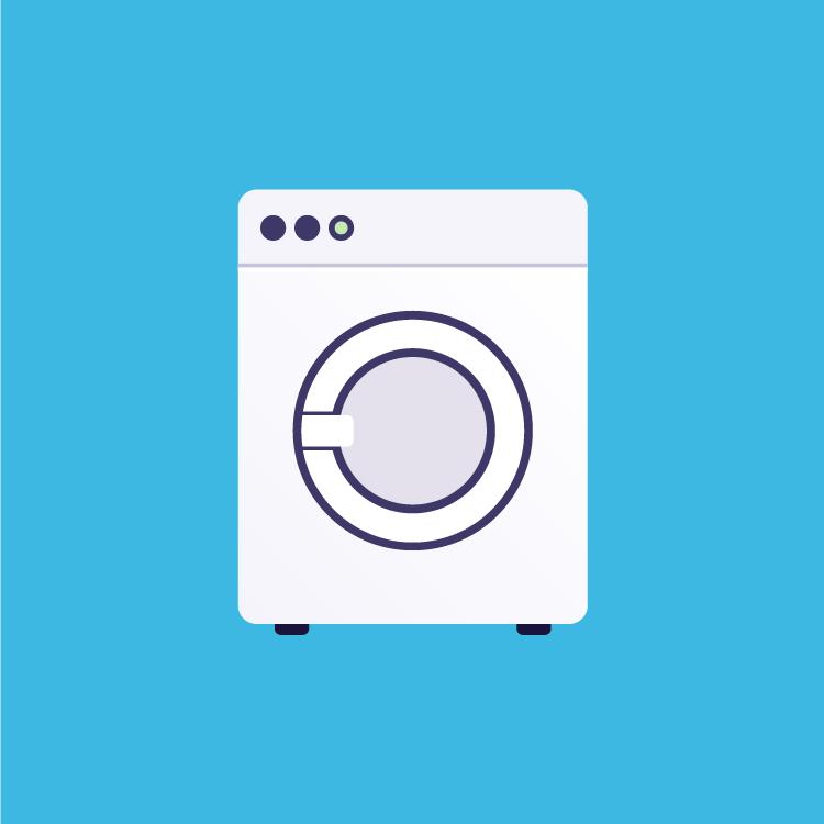 illustration of a washing machine